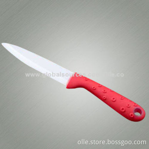 Ceramic Knife Set with Bamboo Block